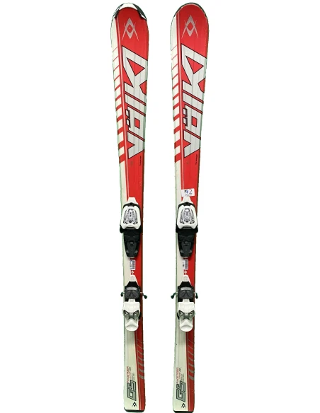Völkl Racetiger Gs Junior Skipaket Rot/Weiß + Bindungen VOLKL - 1