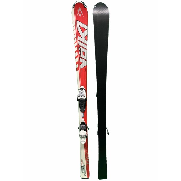 Pack Ski Junior Volkl Racetiger Gs RougeBlanc + Fixations