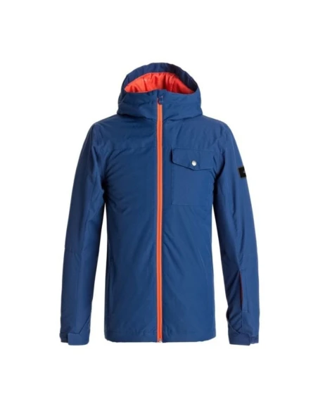 Veste de Ski Quiksilver Mission Solid Jr Bleu QUIKSILVER - 1 Veste de Ski Quiksilver Mission Solid Jr Bleu QUIKSILVER - 1