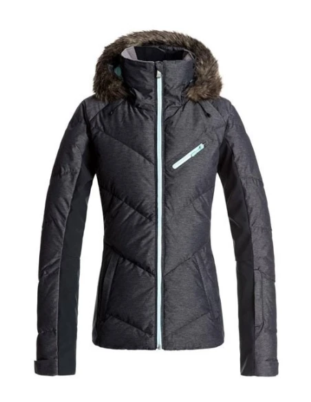 Chaqueta de esquí Roxy Snowstorm gris oscuro ROXY - 1 Chaqueta de esquí Roxy Snowstorm gris oscuro ROXY - 1