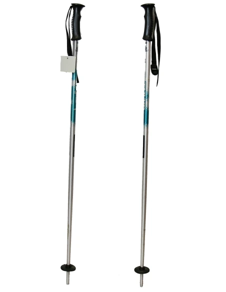 Bâtons de Ski Alu Wed'ze 90 - 105 cm Argent Bâtons de Ski Alu Wed'ze 90 - 105 cm Argent