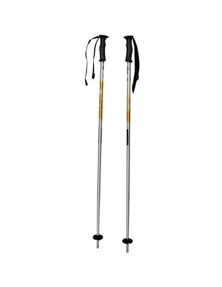 Wed'ze Junior Aluminum Ski Poles 90 - 105 cm Silver WEDZE - 5