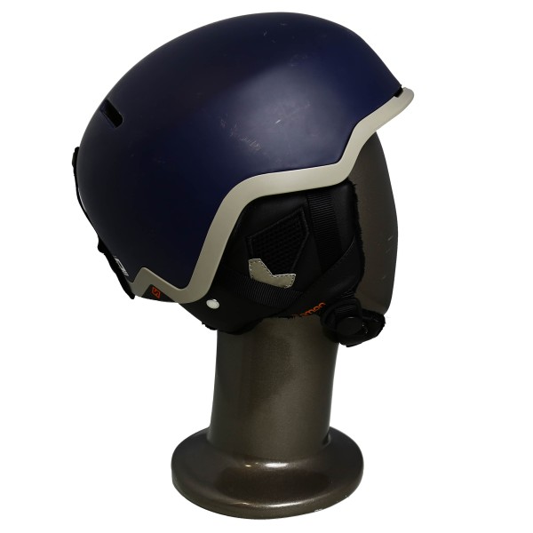 Casco da sci Salomon Hacker Custom Air blu opaco