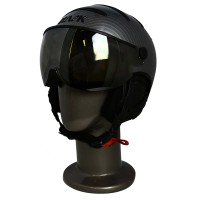 Skihelm Kask Elite Visier Photo Carbon + Schwarz - Silbernes Spiegelvisier KASK - 1