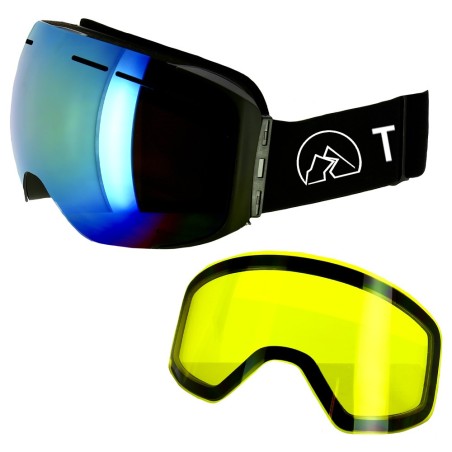 Gafas Esquí Torrent OTG HB181B Negro + Lente Extra Amarillo