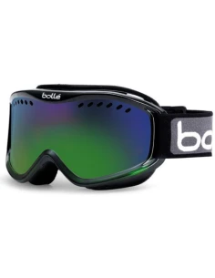 Skibrille Bollé Carve Schwarz / Grüner Smaragdspiegel  - 1