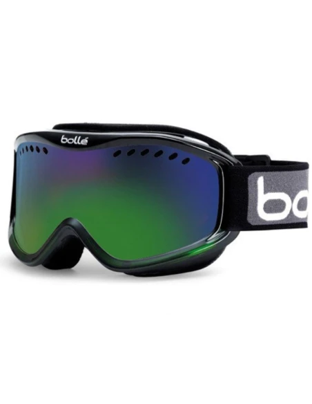 Skibrille Bollé Carve Schwarz / Grüner Smaragdspiegel  - 1