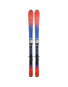 Pack Ski Salomon Qst Max Junior Blau / Orange + Bindungen Atomic SALOMON - 1