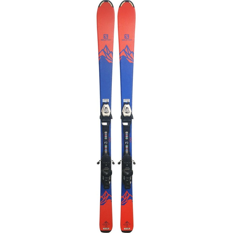 Pack Ski Salomon Qst Max Junior Blau / Orange + Bindungen Atomic SALOMON - 1