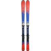 Pack Sci Salomon Qst Max Junior Blu / Arancione + Attacchi Atomic SALOMON - 1