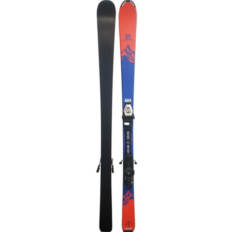 Pack Ski Salomon Qst Max Junior Blau / Orange + Bindungen Atomic SALOMON - 2