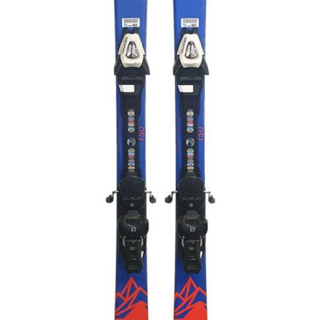 Pack Ski Salomon Qst Max Junior Blau / Orange + Bindungen Atomic SALOMON - 3