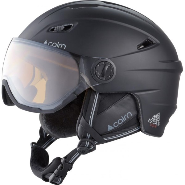 Casque De Ski Cairn Electron Visor Mat Black
