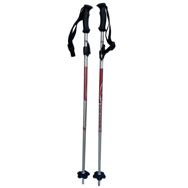Bâtons de Ski Télescopiques Junior Rossignol Alu Rouge